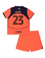 Otroške Nogometnih dresov Barcelona Jules Kounde #23 Tretji 2025-26 Kratki rokavi (+ hlače)